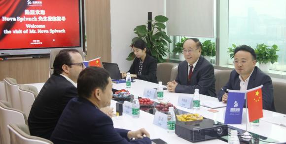 Nova Spivack先生再访巅峰国际，双方达成战略合作！